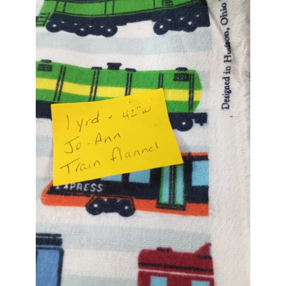 Jo-Ann Train Fabric 1 Yard 42